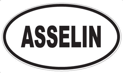 ASSELIN - Oval Magnet