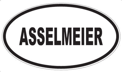 ASSELMEIER - Oval Magnet