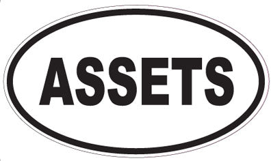 ASSETS - Oval Sticker