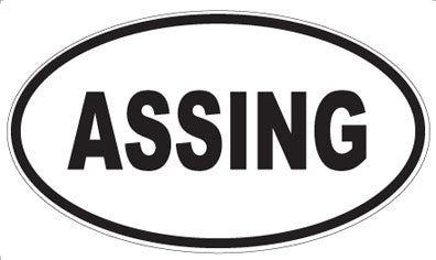 ASSING - Oval Magnet