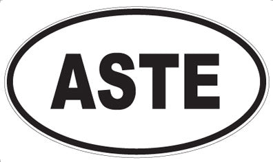 ASTE - Oval Magnet