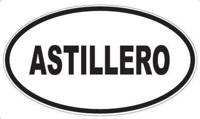 ASTILLERO - Oval Magnet