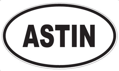 ASTIN - Oval Magnet