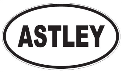 ASTLEY - Oval Magnet