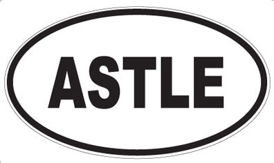 ASTLE - Oval Magnet