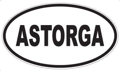 ASTORGA - Oval Magnet