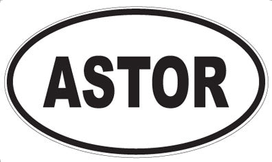 ASTOR - Oval Magnet