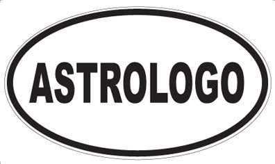 ASTROLOGO - Oval Magnet