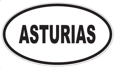 ASTURIAS - Oval Magnet