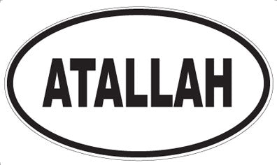 ATALLAH - Oval Magnet