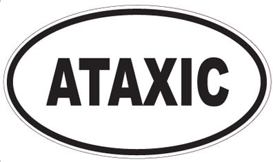 ATAXIC - Oval Sticker