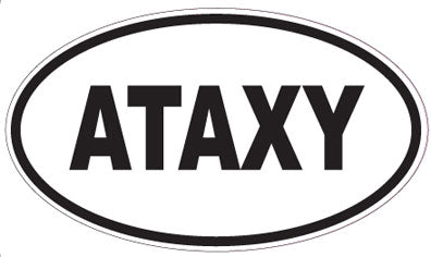 ATAXY - Oval Magnet