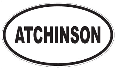 ATCHINSON - Oval Magnet