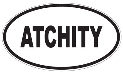 ATCHITY - Oval Magnet