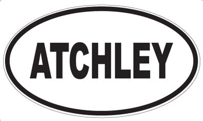 ATCHLEY - Oval Magnet