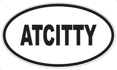 ATCITTY - Oval Magnet