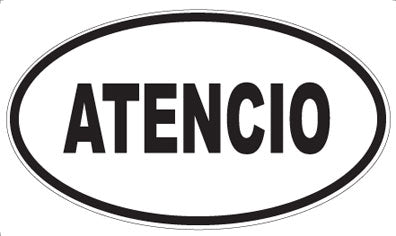 ATENCIO - Oval Magnet