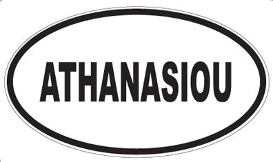 ATHANASIOU - Oval Magnet