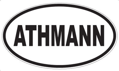 ATHMANN - Oval Magnet