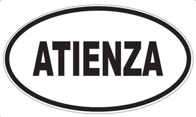 ATIENZA - Oval Magnet