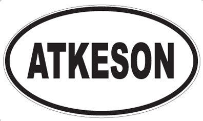 ATKESON - Oval Magnet