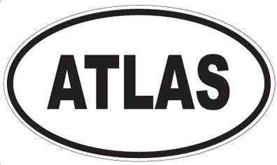 ATLAS - Oval Sticker