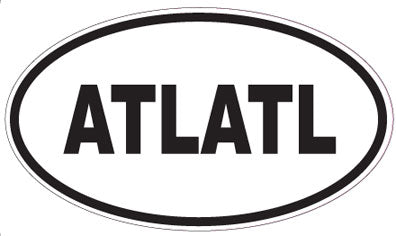 ATLATL - Oval Sticker