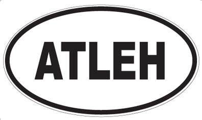 ATLEH - Oval Magnet