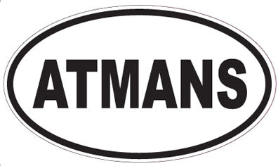 ATMANS - Oval Sticker