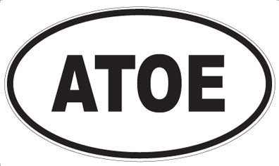 ATOE - Oval Magnet