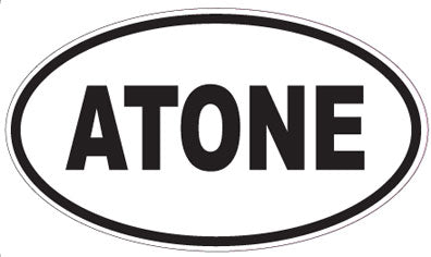 ATONE - Oval Sticker
