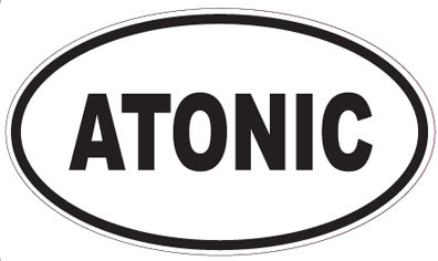 ATONIC - Oval Sticker