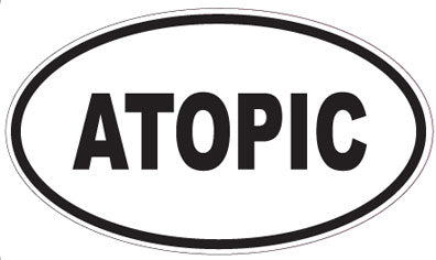 ATOPIC - Oval Sticker