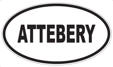 ATTEBERY - Oval Magnet