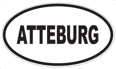 ATTEBURG - Oval Magnet