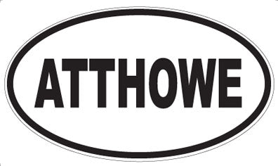 ATTHOWE - Oval Magnet