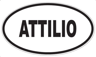 ATTILIO - Oval Magnet