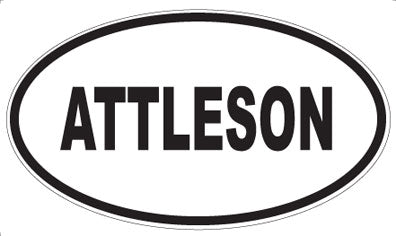 ATTLESON - Oval Magnet