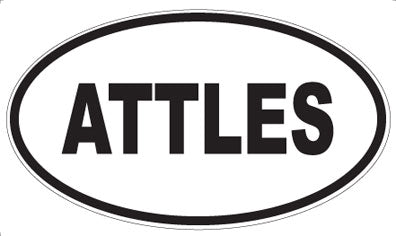 ATTLES - Oval Magnet