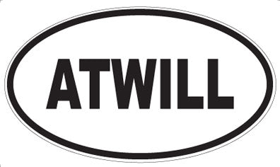 ATWILL - Oval Magnet