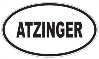 ATZINGER - Oval Magnet