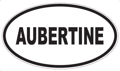 AUBERTINE - Oval Magnet
