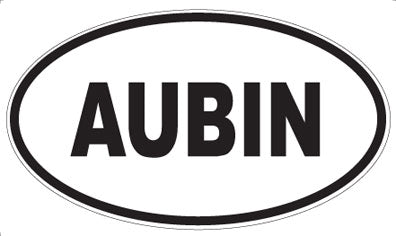 AUBIN - Oval Magnet
