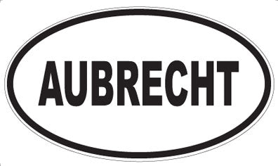 AUBRECHT - Oval Magnet