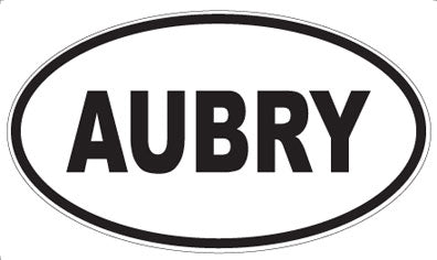 AUBRY - Oval Magnet