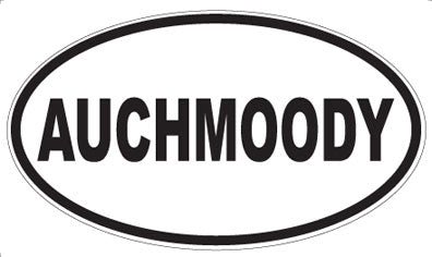 AUCHMOODY - Oval Magnet