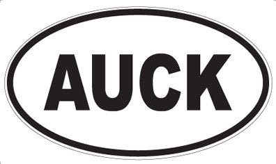 AUCK - Oval Magnet