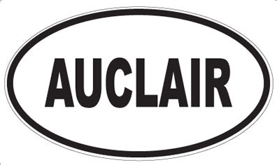 AUCLAIR - Oval Magnet