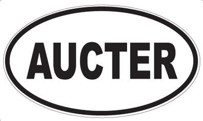 AUCTER - Oval Magnet