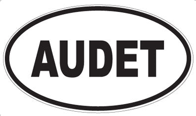 AUDET - Oval Magnet